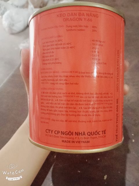 Keo dán đa năng rồng vàng y- 66 600ml