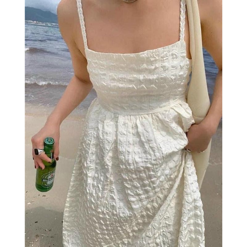 Đầm dáng dài 2S cho phái nữ, đầm xòe nữ, phong cách trẻ trung nữ tính, hàng đẹp bán shop, phom dưới 54kg | BigBuy360 - bigbuy360.vn