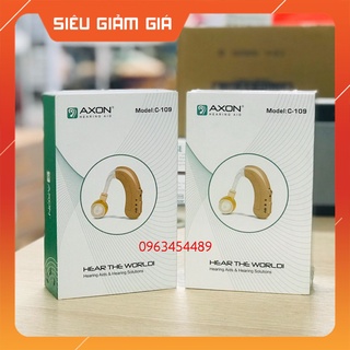 Máy Trợ Thính Đeo Vành Tai Axon C109 Pin Sạc Lithium