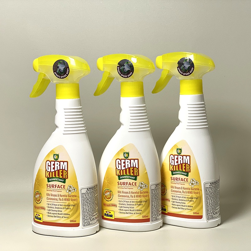 Chai Nước xịt bề mặt diệt khuẩn Germ Killer Suface 500ml Nhập khẩu Singapore