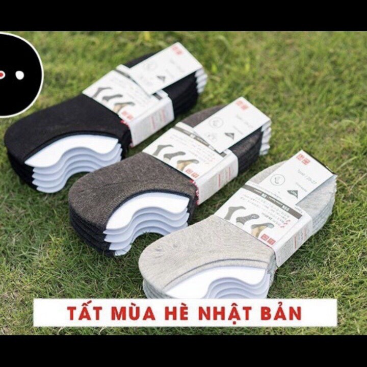 Set 5 Đôi Tất Lười Chống Tuột Cao Cấp Mẫu Mới kháng khuẩn, chống hôi Chân