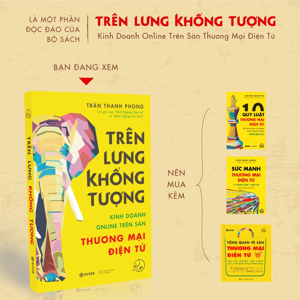 Sách - Trên Lưng Khổng Tượng - Kinh Doanh Online Trên Sàn Thương Mại Điện Tử