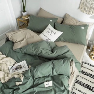 Bộ chăn ga cotton đũi cao cấp - Mẫu mới nhất 2020