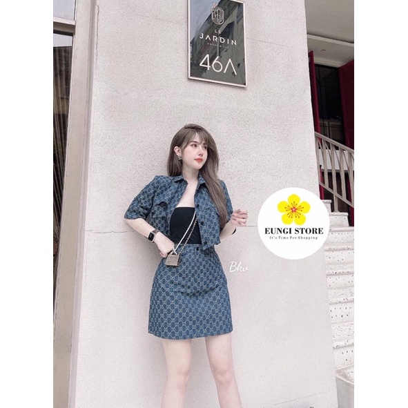 SET denim sang chảnh