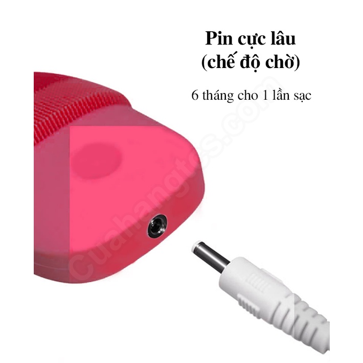 Máy rửa mặt XM inFace Gen2 màu đỏ