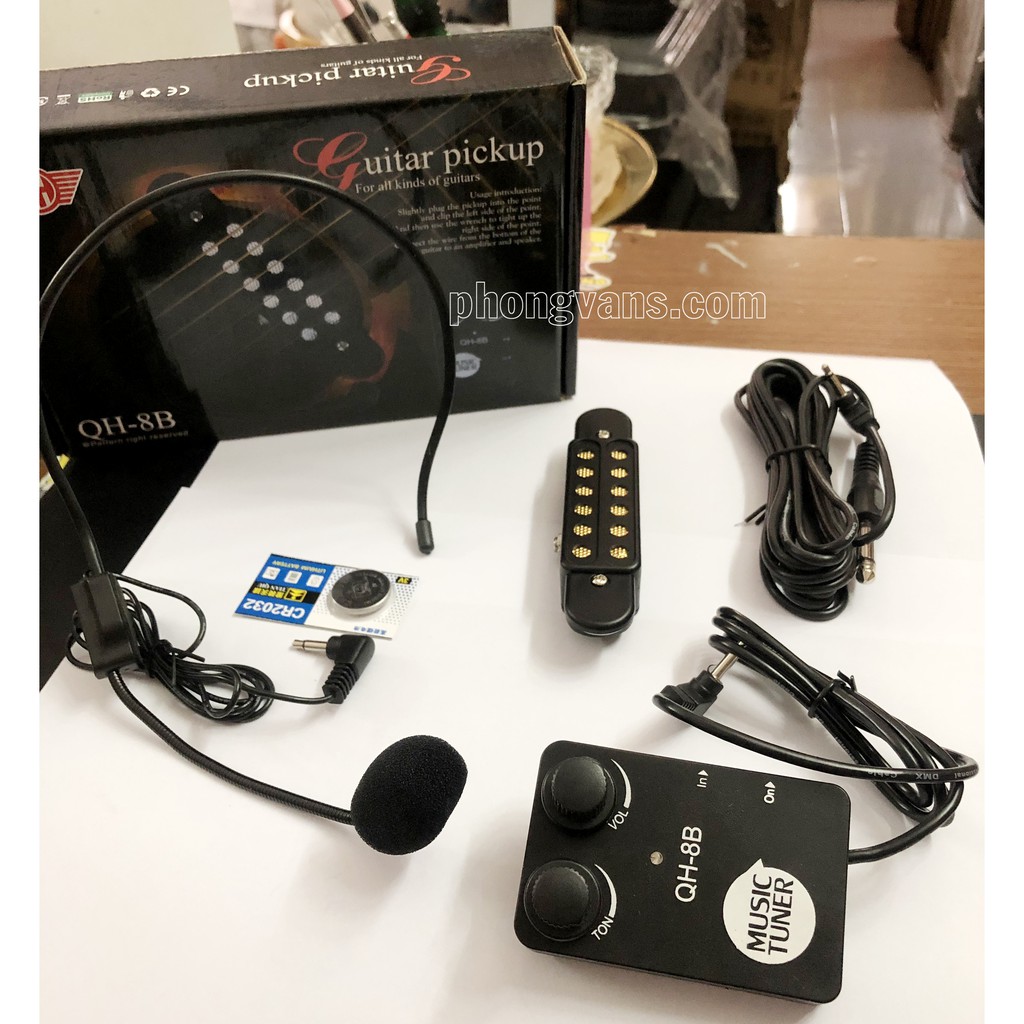 Guitar pickup QH8B kích thước cap 6.3mm