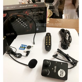 Guitar pickup QH8B kích thước cap 6.3mm