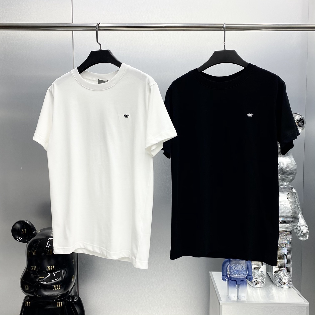 Áo T-shirt Dior trơn thêu ong 2022