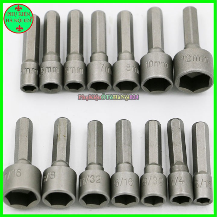 Bộ 14 Đầu Tuýp Vặn Ốc Lục Giác CTT14B