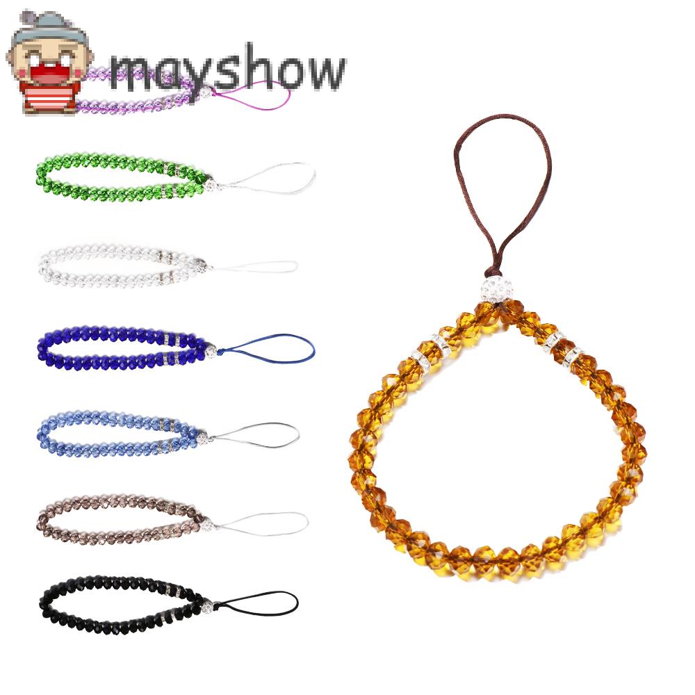 MAYSHOW Multicolor Mobile Phone Lanyard|Anti-Lost Bracelet U Disk Fashion Short Pendant/Multicolor