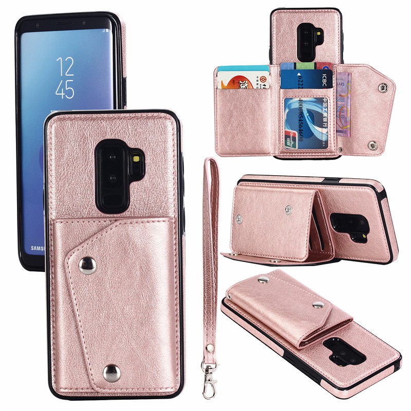 Ốp lưng da điện thoại thiết kế ví đựng thẻ 3D cho Samsung S9 S9 Plus S8 S8 Plus S7 S7 | BigBuy360 - bigbuy360.vn
