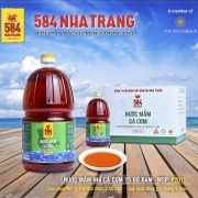 Chai 2 Lít, Nước mắm Cá Cơm 15 độ đạm- 584 Nha Trang - Nước mắm Truyền Thống, Date luôn mới.