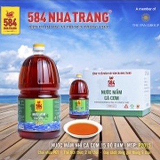 Thùng 6 Chai 2 Lít Nước mắm Cá Cơm 15 độ đạm- 584 Nha Trang - Nước mắm Truyền Thống, , Date mới nhất
