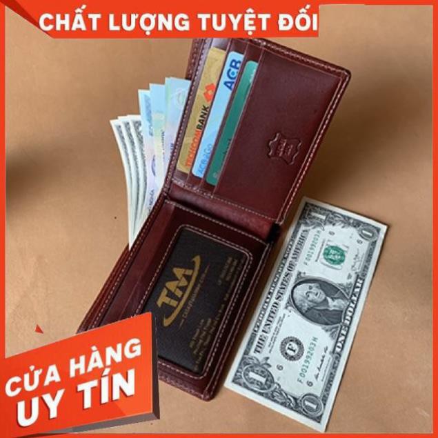 [ Da Cao Cấp 100% ] Ví Nam Chất Liệu Da Bò Cao Cấp VB24 | BigBuy360 - bigbuy360.vn