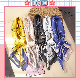 Khăn turban bandana vuông 70x70cm hình ngôi sao nhỏ
