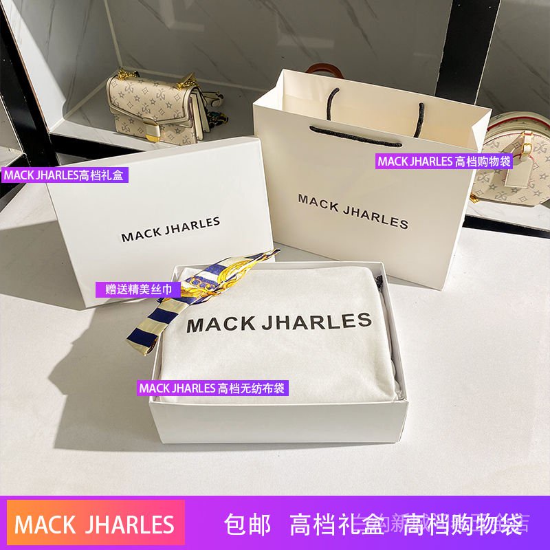 Túi Kẹp Nách Đính Đá Màu Hồng MACK JHARLES Niche Phong Cách Mới Phổ Biến Cho Nữ