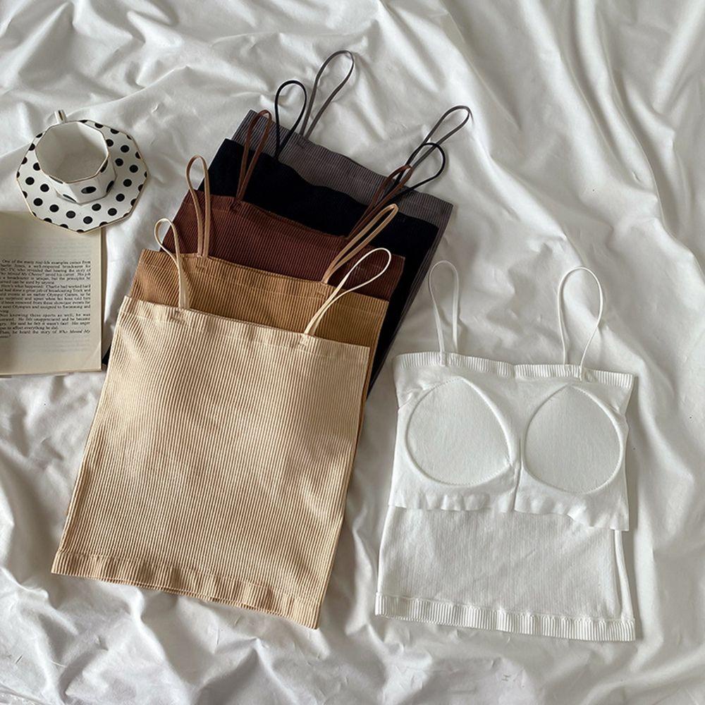 OCEANMAP Áo Lót Hai Dây Hở Lưng Có Mút Đệm Ngực Gợi Cảm Cho Nữ