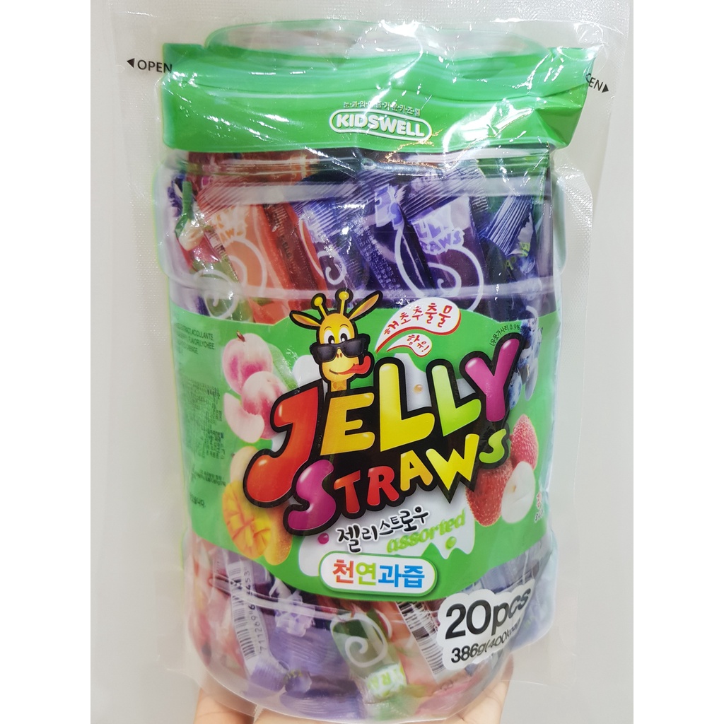 Thạch Sữa Chua Yogurt Speshow và Thạch Trái Cây Jelly Straws cho bé - Kidswell tại BoBa store