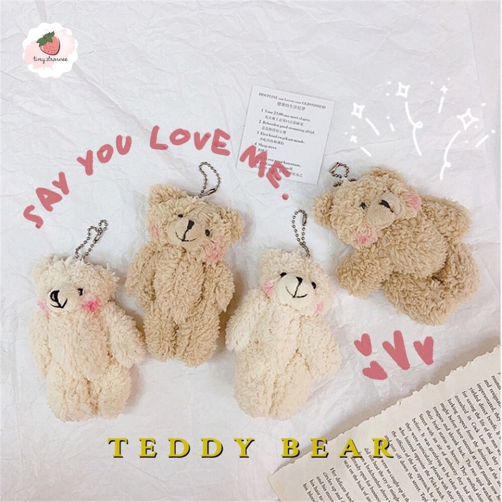 Móc khoá gấu bông Teddy bear