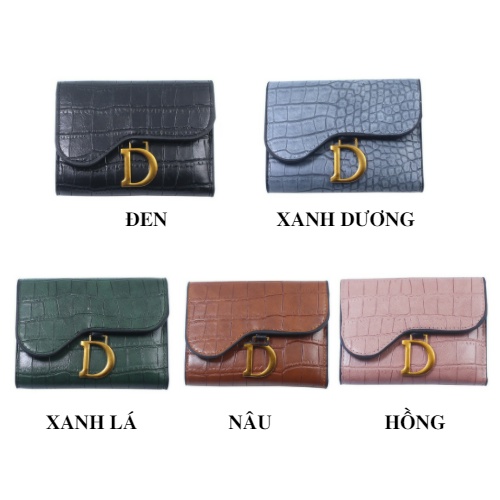 Ví nữ mini ngắn đẹp cầm tay thời trang cao cấp nhỏ gọn bỏ túi giá rẻ LADONA VN20