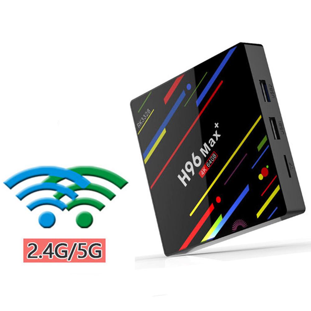 H96 Max + Android 9.0 TV Box RK3328 Quad Core 4GB RAM + 64GB ROM 4K Media Player