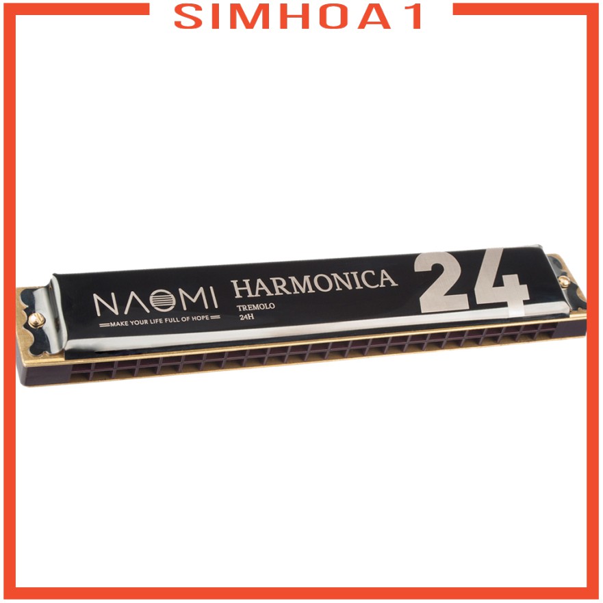 Kèn Harmonica Tremolo 1 24 Lỗ Và Phụ Kiện