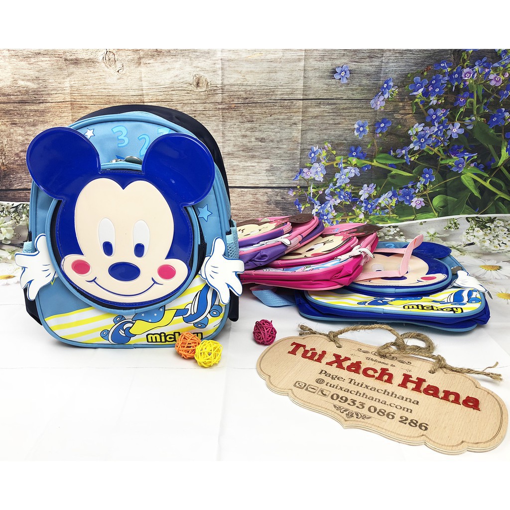 Balo mẫu giáo cho bé hình chuột Mickey & Minnie