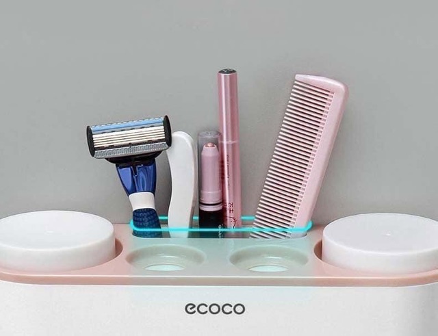 Hộp đựng bàn chải, nhả kem đánh răng Ecoco 4 cốc