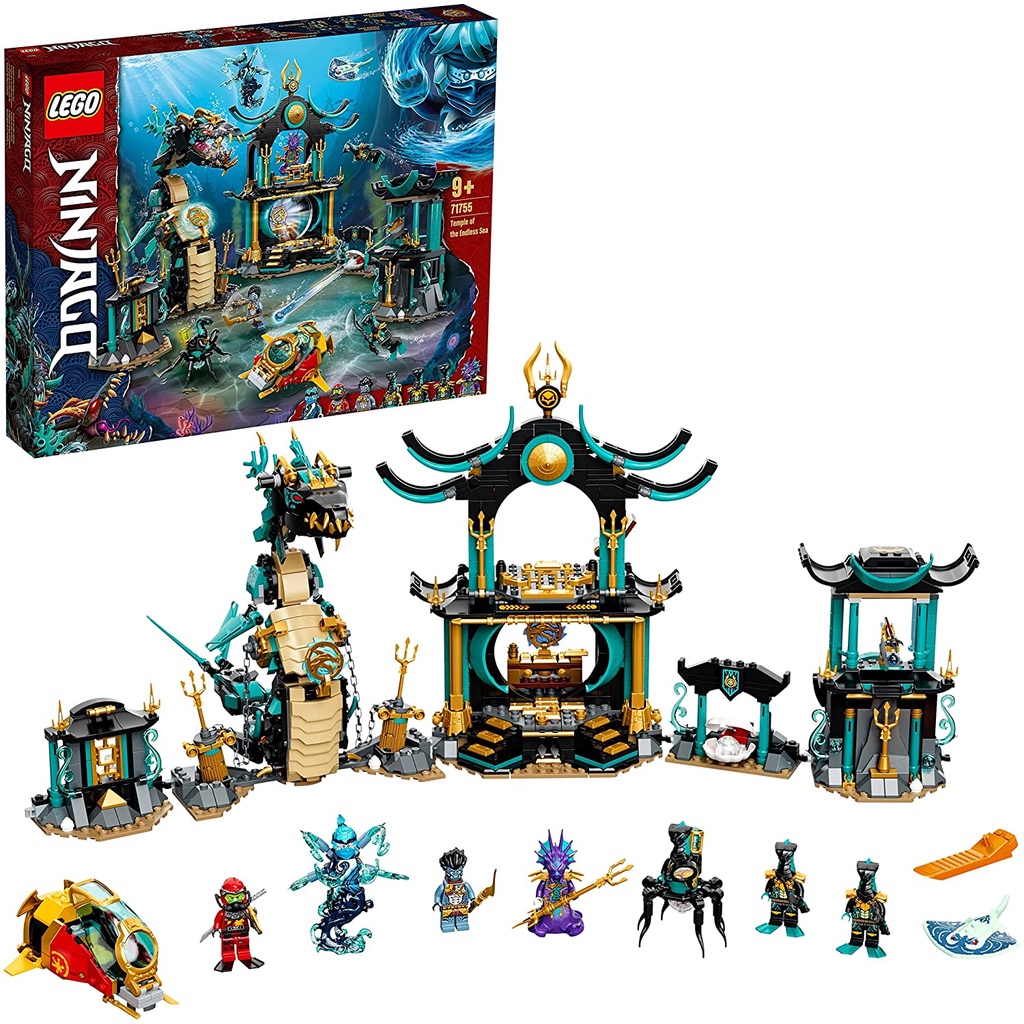 Đồ chơi lego Ninjago đền thờ dưới đại dương mã 71755 dành cho các bé 9+