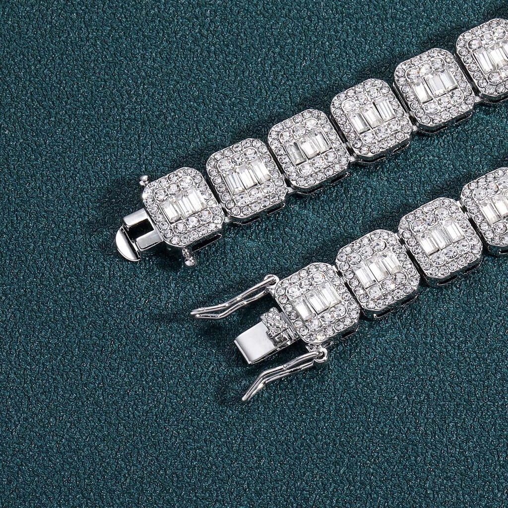 Lắc tay baguette libery bản khoá cài sang trọng quý ông - Mẫu V018