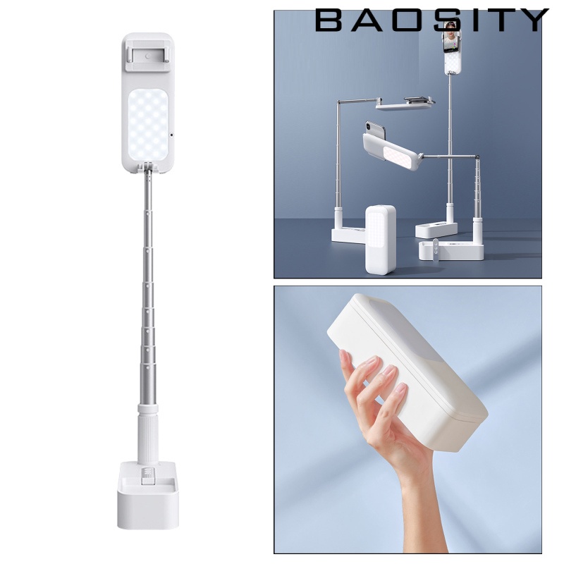 [BAOSITY]Bluetooth Remote LED Light Phone Holder Stand for Video Conference Lighting