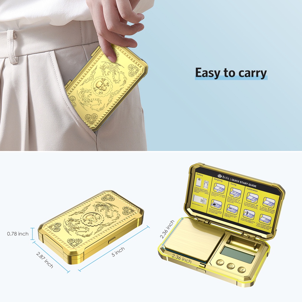 Cân Điện Tử Mini Độ Chính Xác Cao 200g / 0.01g Tiện Dụng Cho Nhà Bếp