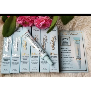 Kem lót Too Faced Shadow Insurance Anti Crease Eye Shadow Primer minisize 5g (=1/2 fullsize)