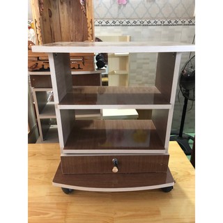 Kệ tivi mini có bánh xe ván ép 3 tầng giá rẻ