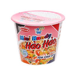 Mì Ly Hảo Hảo Mini Handy Vị Tôm Chua Cay 47 gram/ ly