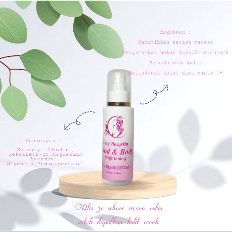 Lotion Dưỡng Trắng Da Siêu Hiệu Quả 100%