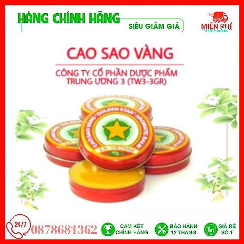 Cao Sao Vàng (Dầu Cù Là) - Chính Hãng Công Ty Cổ Phần Dược Phẩm Trung Ương 3