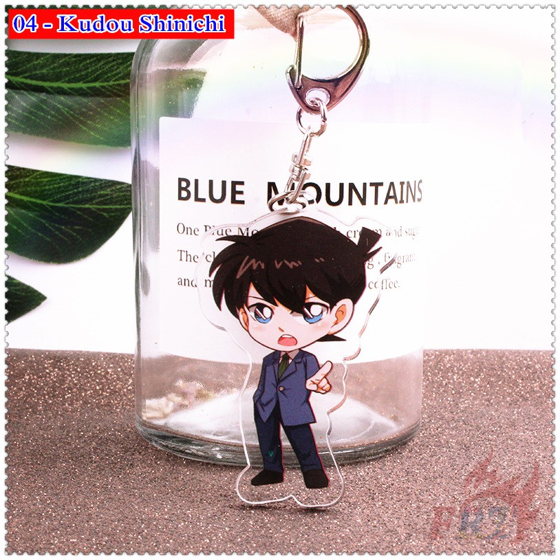 Móc chìa khóa acrylic hình nhân vật hoạt hình trong phim Detective Conan