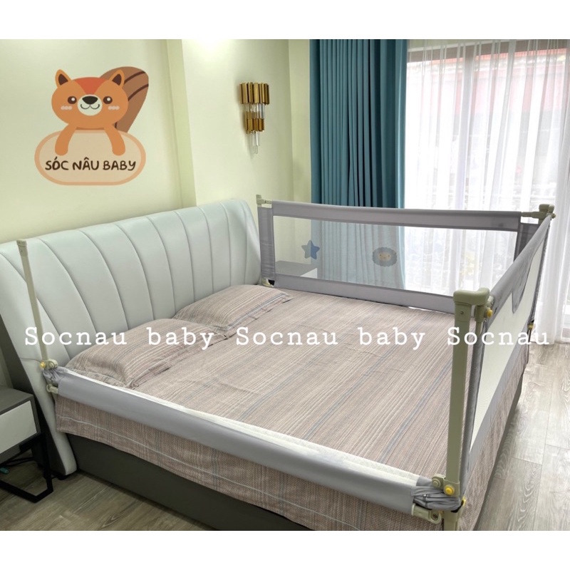 Thanh chắn giường Umoo bản nâng cấp chính hãng, m6/m8/2m/2m2, bảo hành 24 tháng