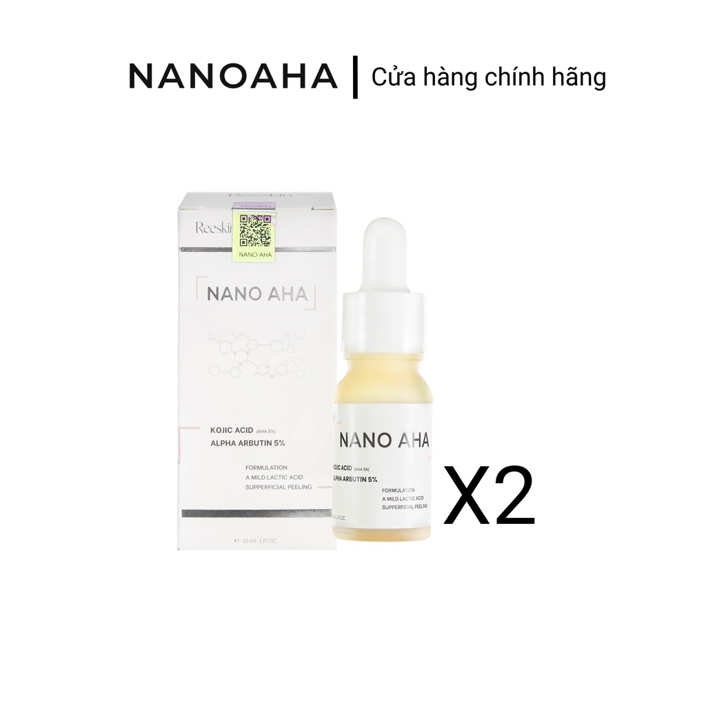 Combo 2 Lọ Khử Thâm Nano AHA - Khử Mọi Vết Thâm Trên Cơ Thể