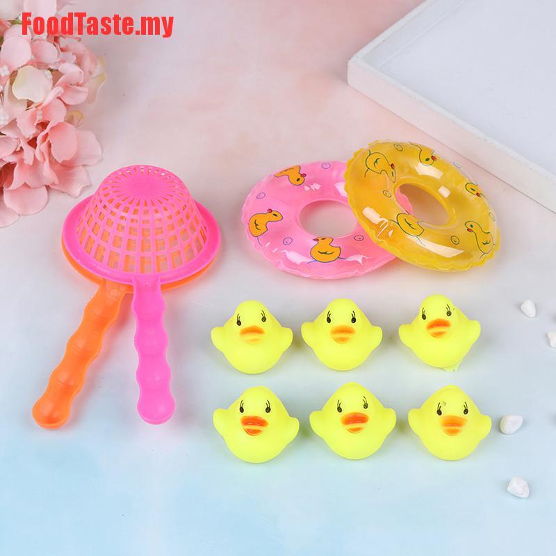 Set 5 Phao Bơi Mini Hình Vịt Vàng Dễ Thương