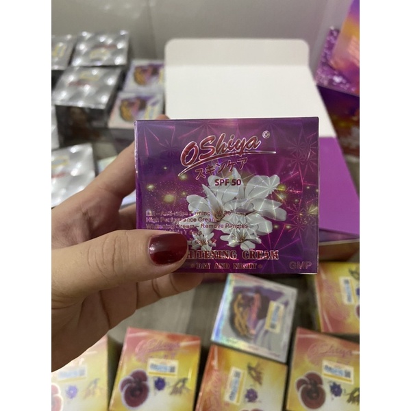 Kem dưỡng trắng da Oshiya ngày và đêm