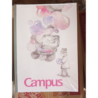 Vở Campus kẻ ngang có chấm Tie Dye 80tr