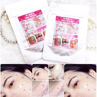 Bột mặt nạ đắp mặt collagen tươi hoa hồng