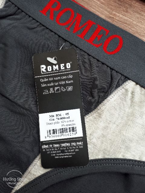 Quần sịp nam cao cấp cotton ROMEO ( Mã RM_05)