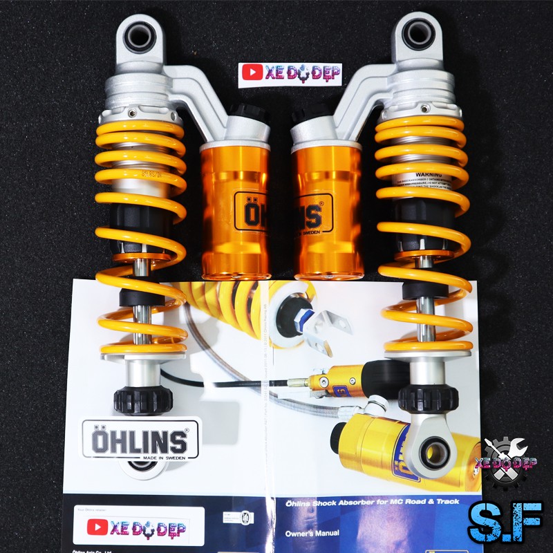 Phuộc Ohlins Có Bình Dầu Tăng Chỉnh Thật * Hàng Super F