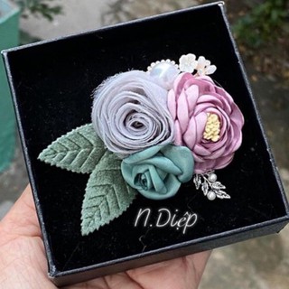 Hoa hồng lụa cuộn nhiều màu cao cấp