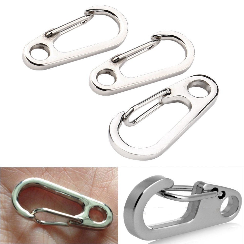 Gofidin 4/8 Móc Khóa Chữ D Mini Bằng Hợp Kim Nhôm Chất Lượng Cao