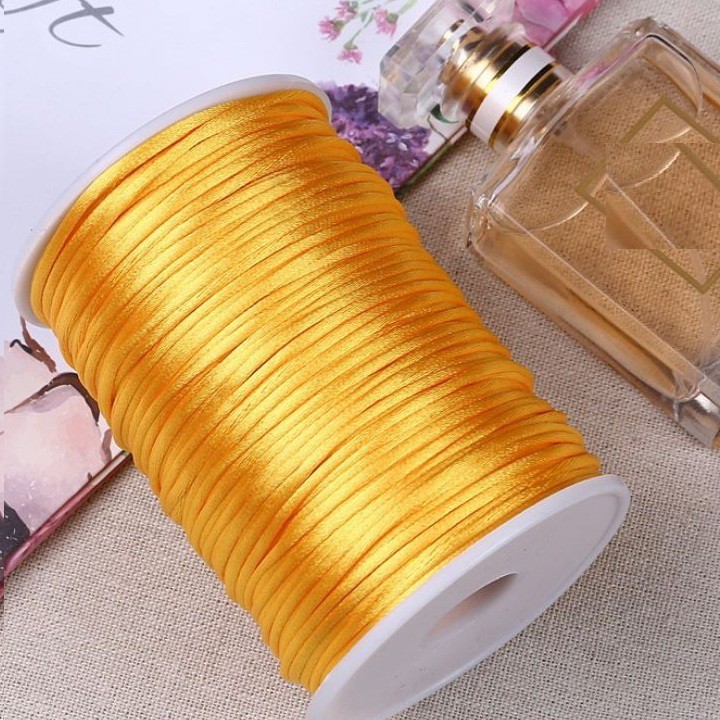Cuộn 100m Dây Tim size 2.5mm Làm Vòng Tay Handmade có đủ màu