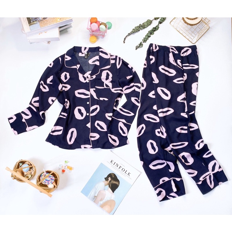 Bộ đồ Tole Pijama tay dài quần dài F.21 VNXK